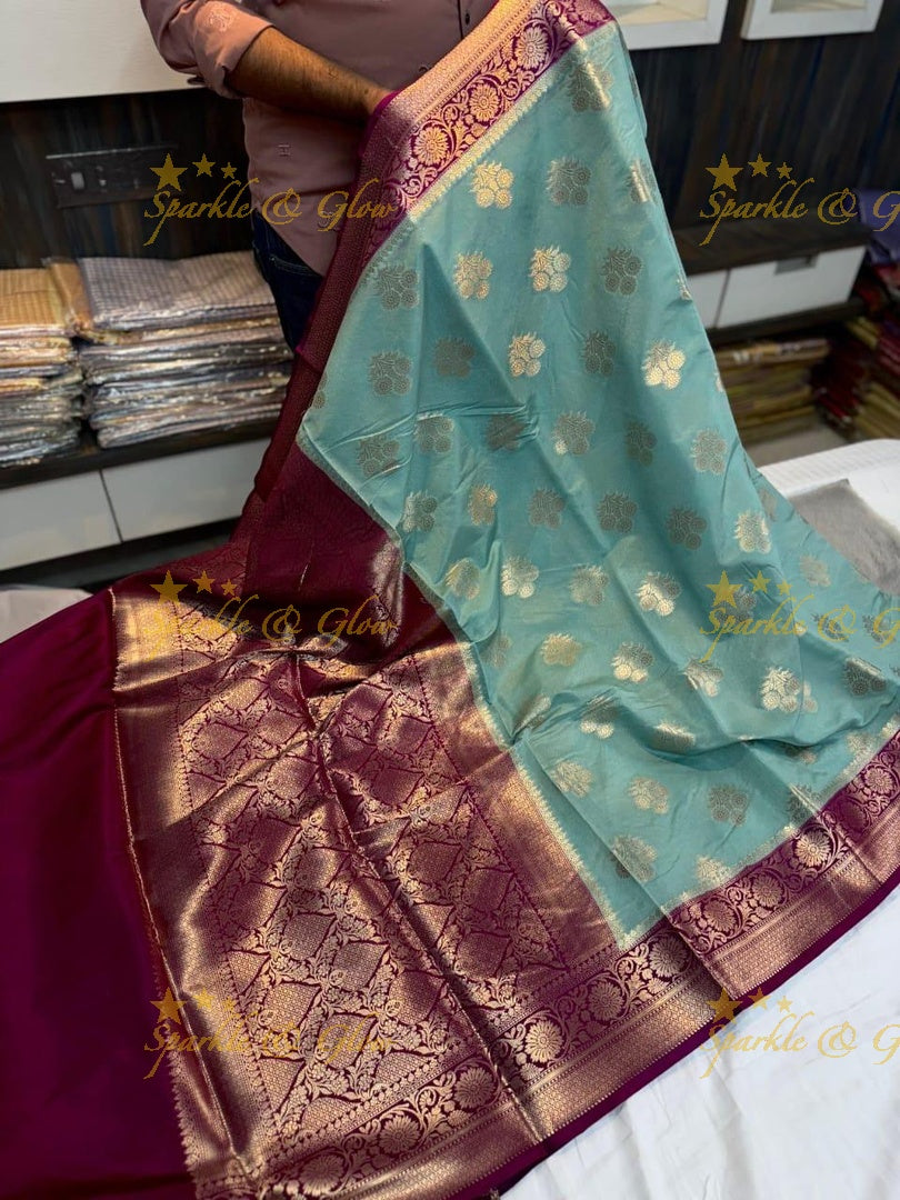 Exquisite Banarasi Katan Saree with Zari Embellishment