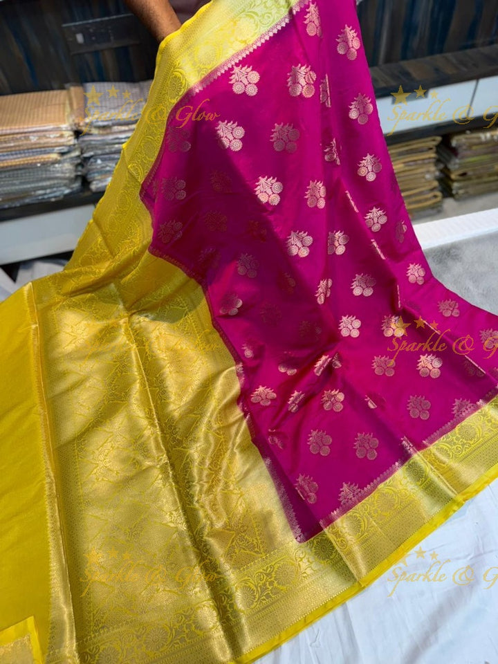 Exquisite Banarasi Katan Saree with Zari Embellishment