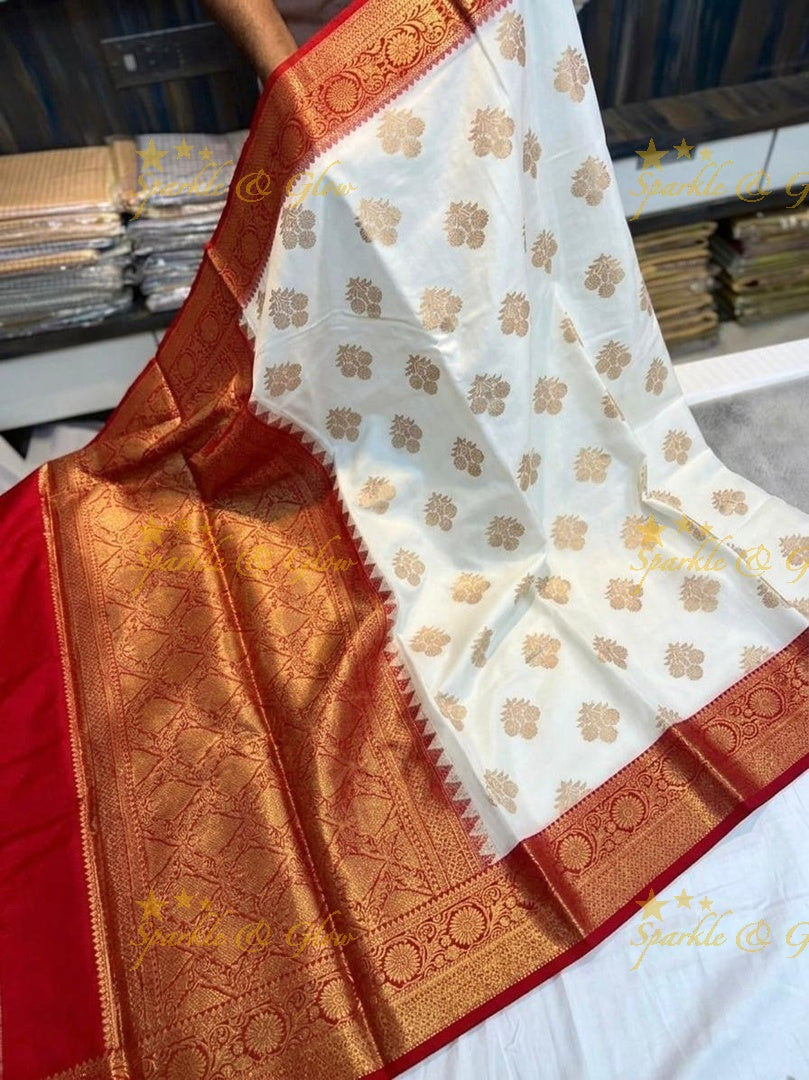 Exquisite Banarasi Katan Saree with Zari Embellishment