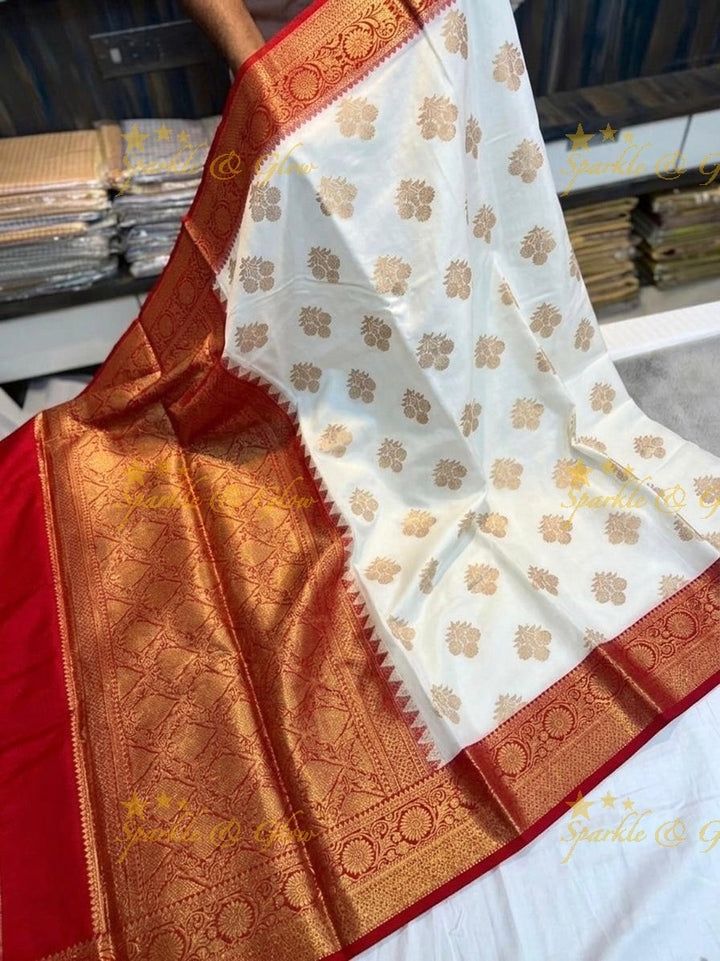 Exquisite Banarasi Katan Saree with Zari Embellishment