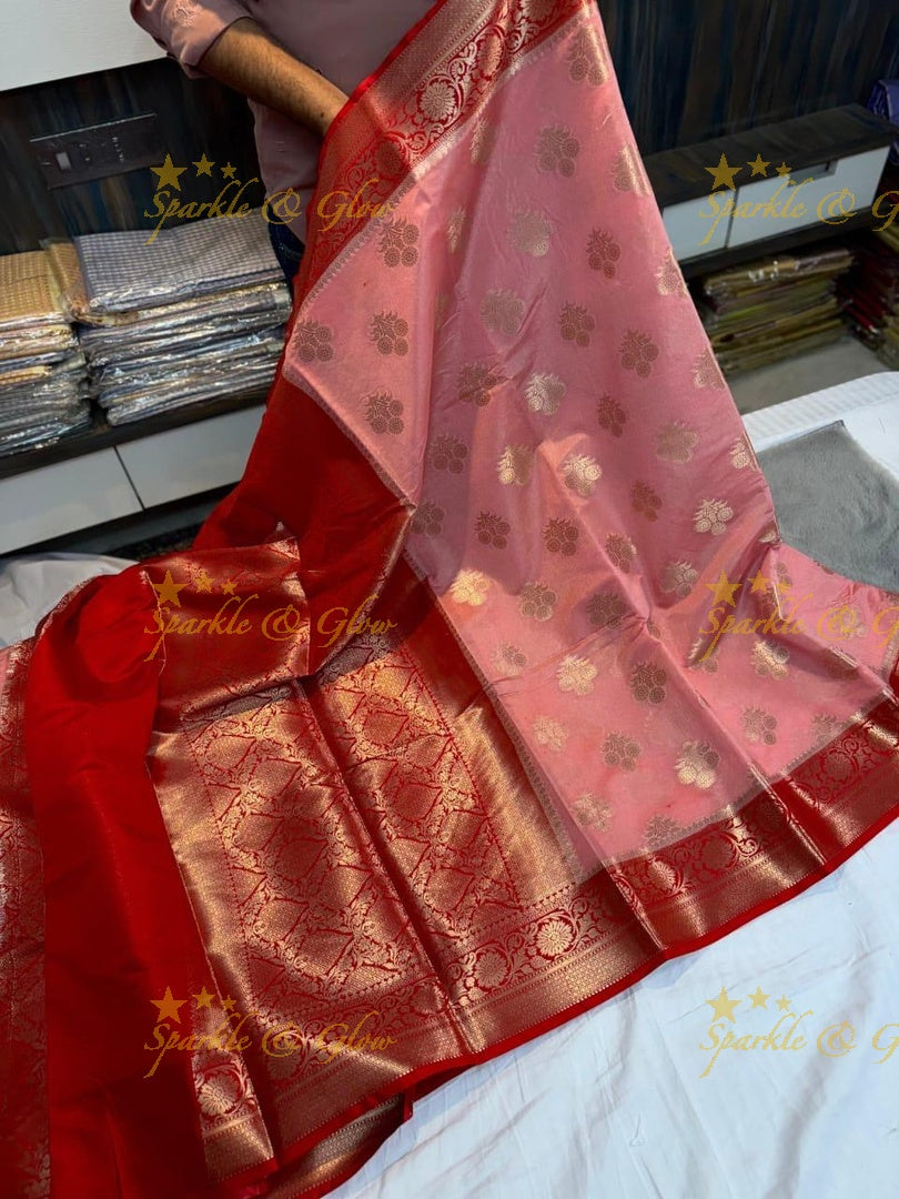 Exquisite Banarasi Katan Saree with Zari Embellishment