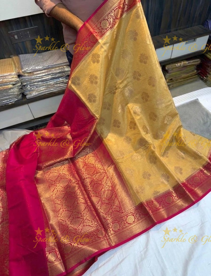 Exquisite Banarasi Katan Saree with Zari Embellishment