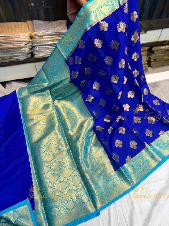 Exquisite Banarasi Katan Saree with Zari Embellishment