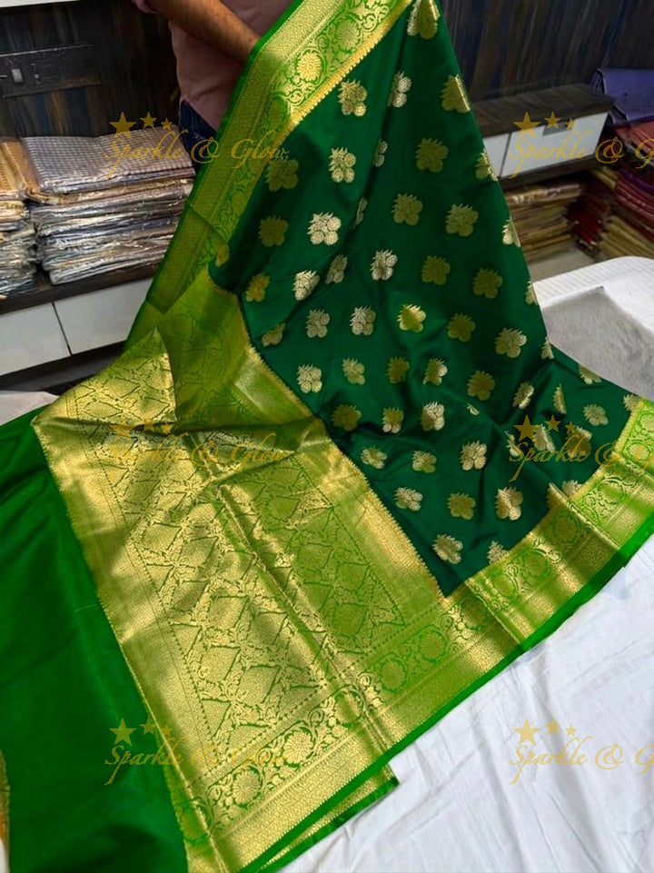 Exquisite Banarasi Katan Saree with Zari Embellishment