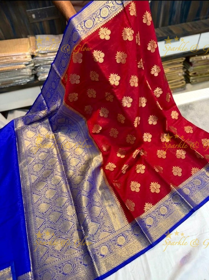 Exquisite Banarasi Katan Saree with Zari Embellishment