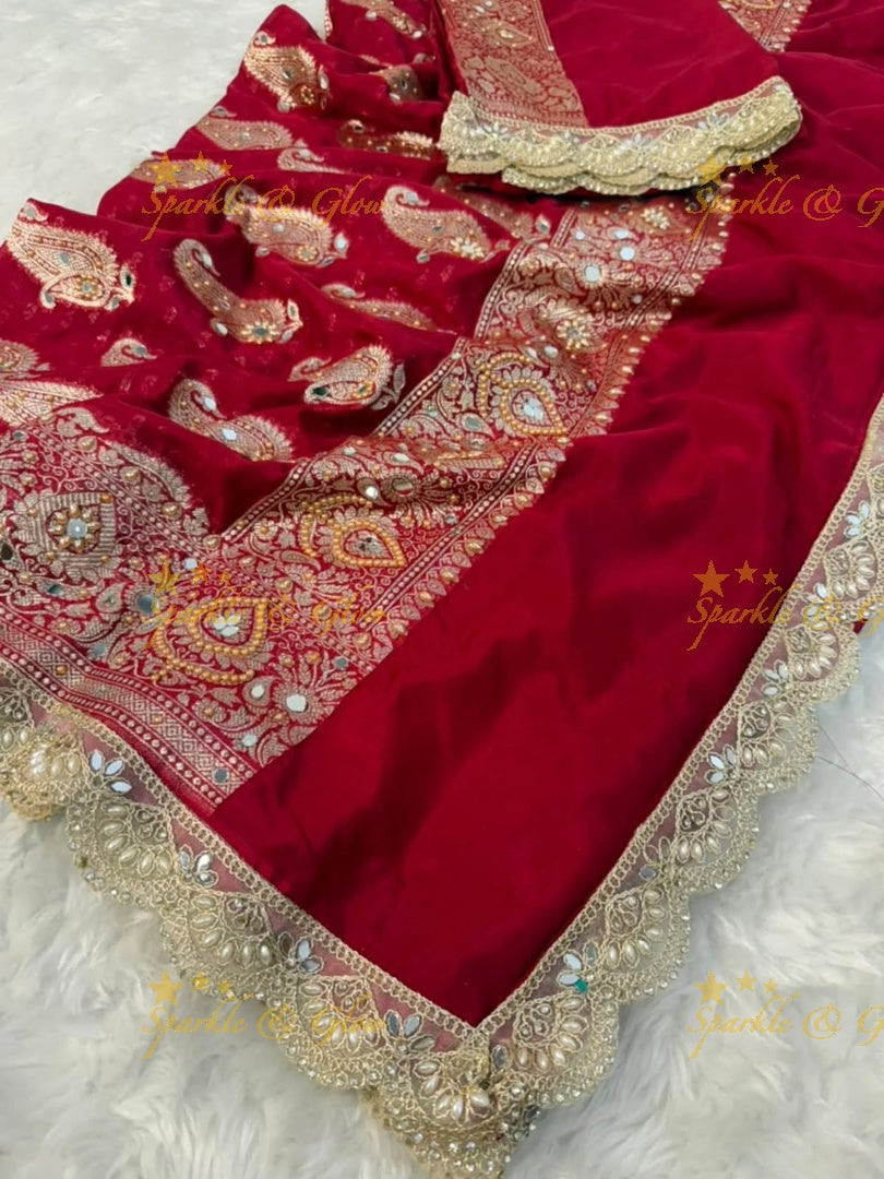 Banarasi Designer Saree - Elevate Your Wedding Look