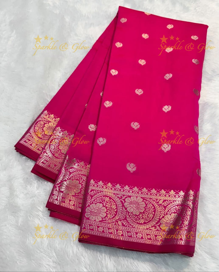 Luxurious Banarasi Silk Saree with Zari for Weddings