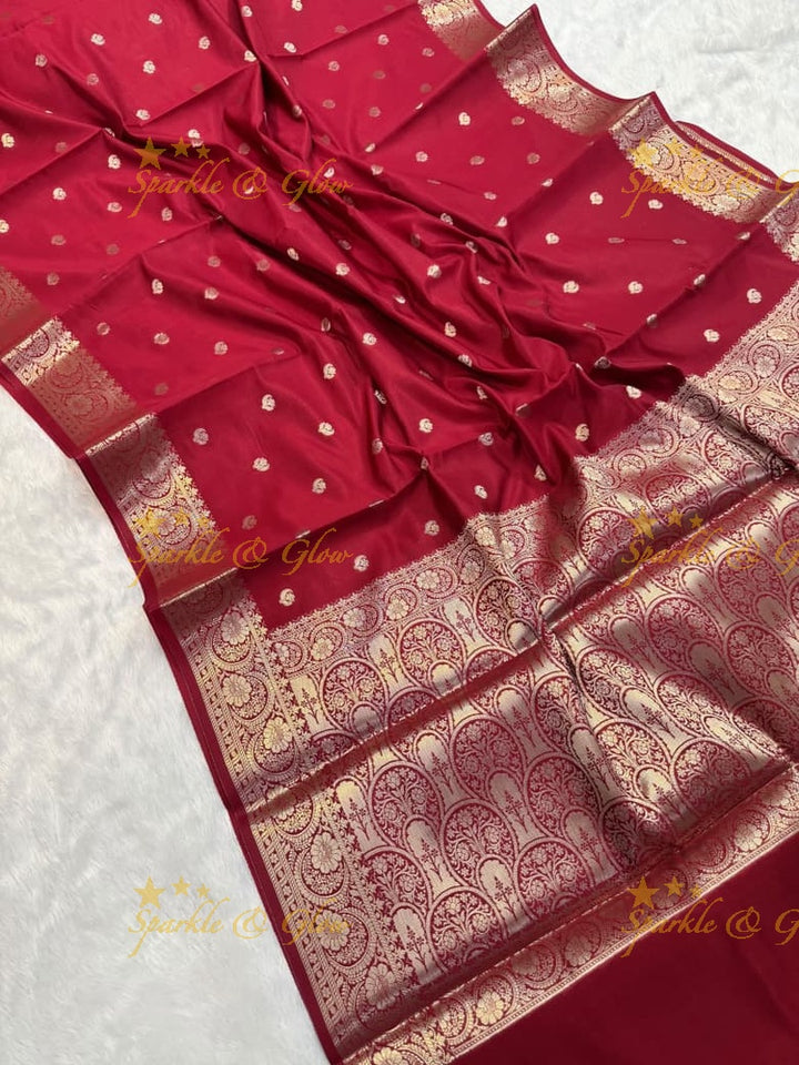Luxurious Banarasi Silk Saree with Zari for Weddings