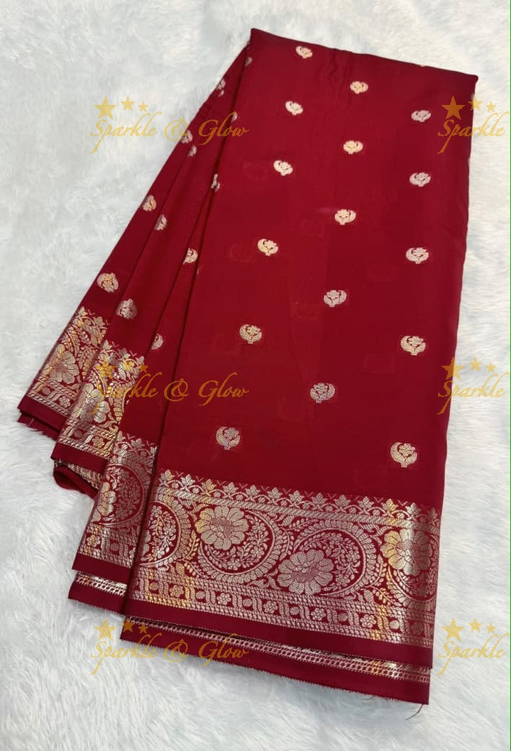 Luxurious Banarasi Silk Saree with Zari for Weddings