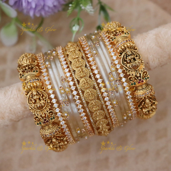 Exquisite Lakshmi Coin Bangles for Timeless Bridal Elegance