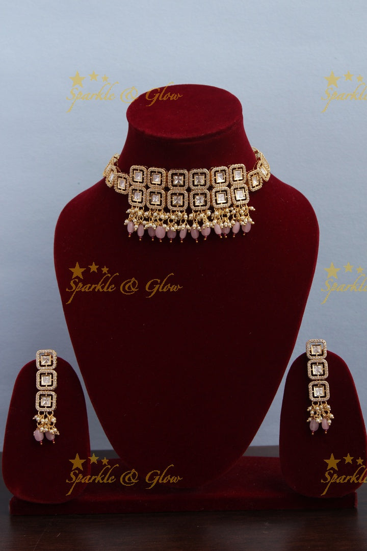 Gold alike Kundan Choker