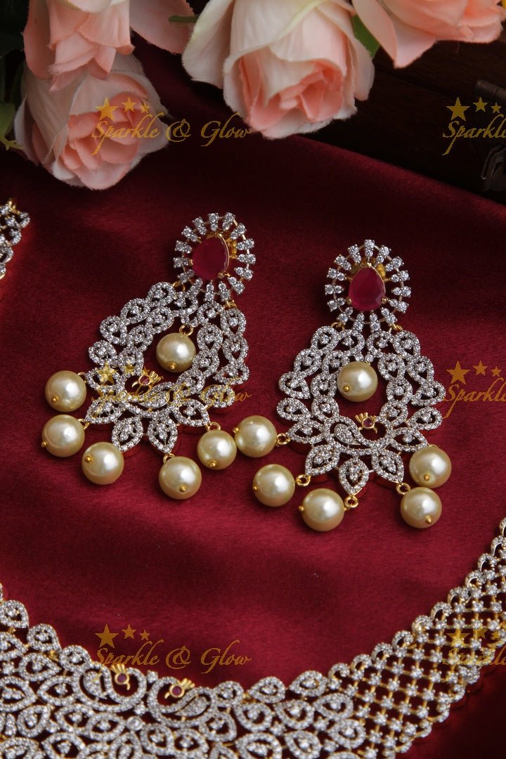 GJ Polish intricate Peacock necklace - Sparkle and Glow - Back Thread - 