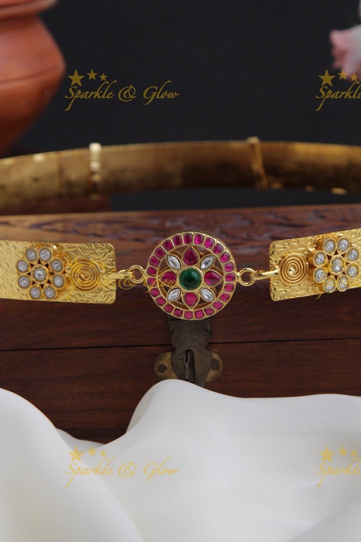 Jadau Floral Hipbelt - KIDS HIPBELT - Sparkle and Glow - 