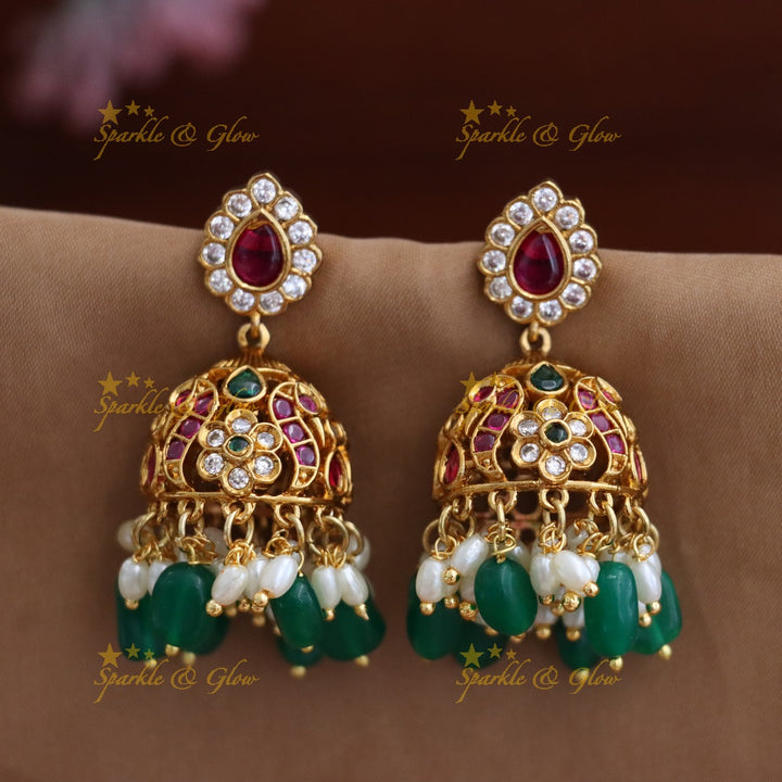 Gold Plated Necklace Set for Festive Glamour