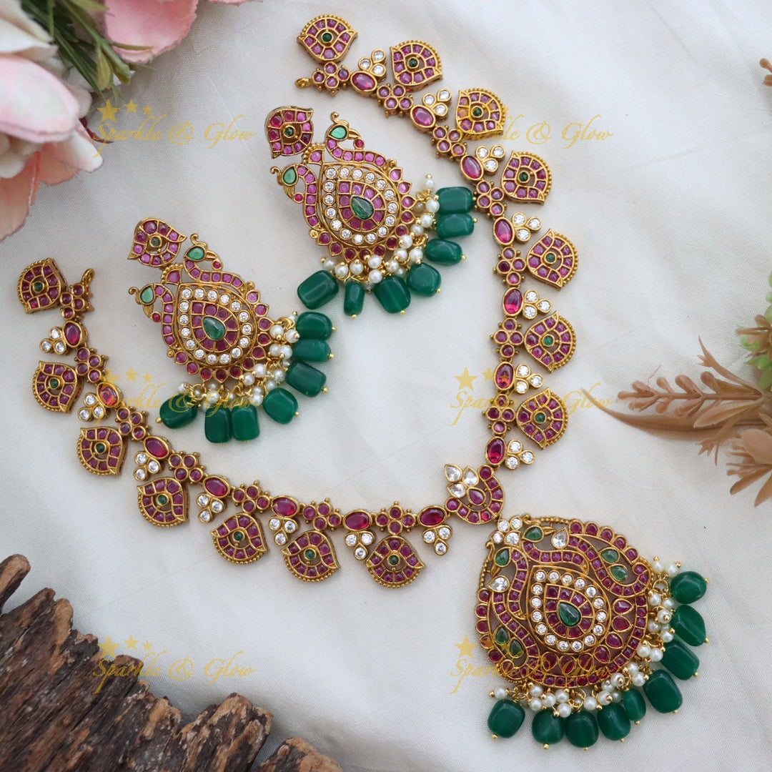 Exquisite Gold Necklace Set for Weddings & Festive Occasions