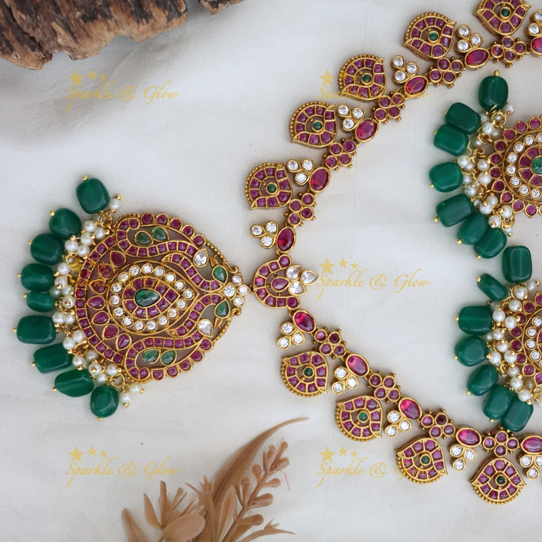Exquisite Gold Necklace Set for Weddings & Festive Occasions