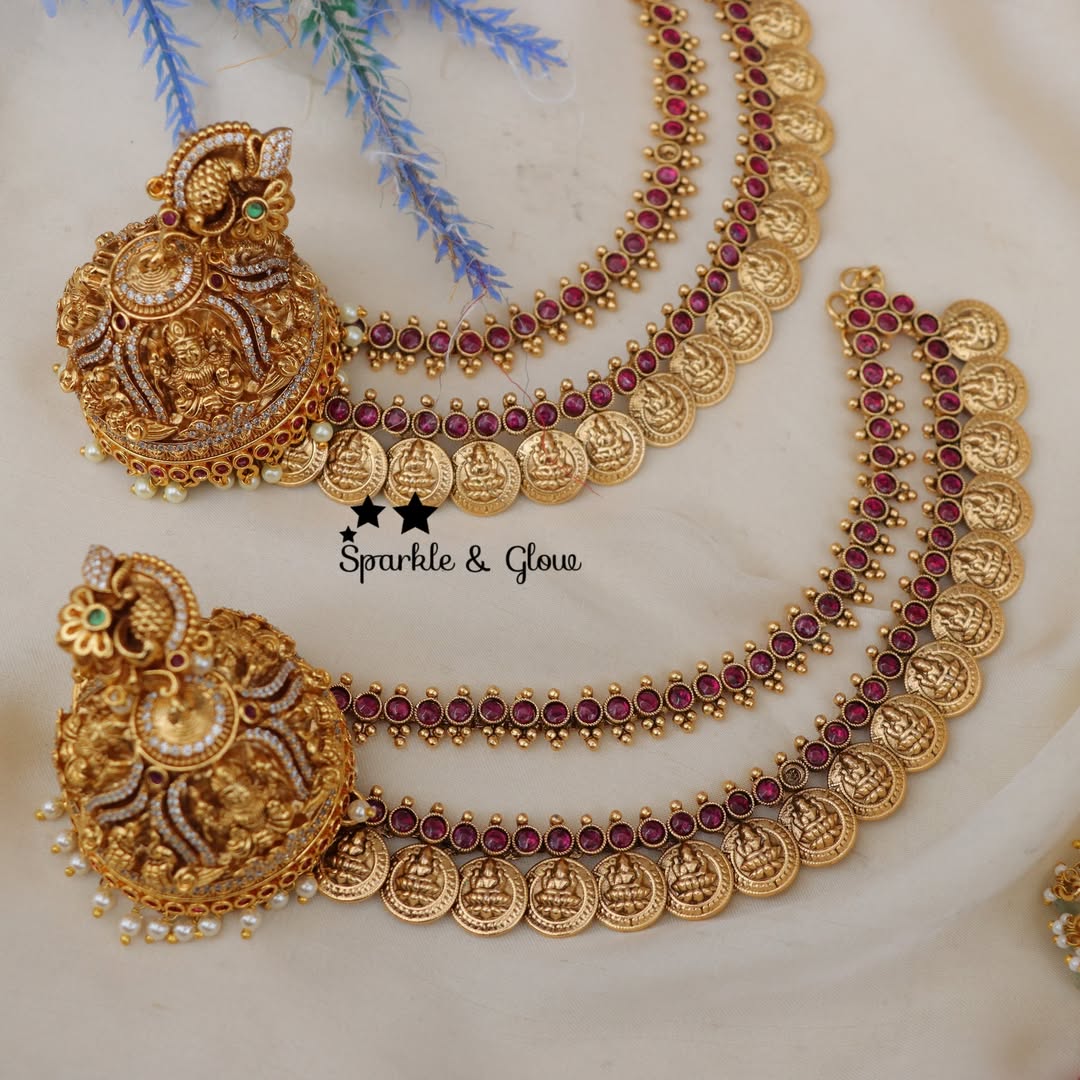 Stunning Peacock Earchain Combo | Exclusive Design