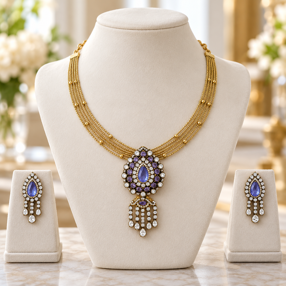 Victorian Gold Necklace - Opulent Elegance Redefined