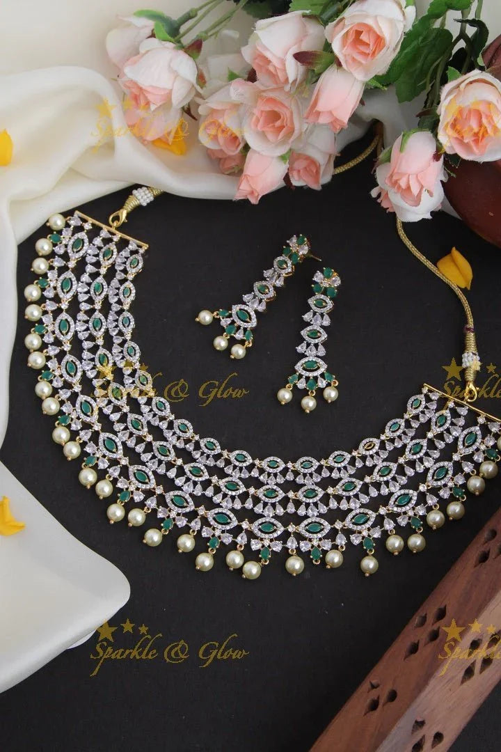 GJ Polish AD Choker - Green - Sparkle and Glow