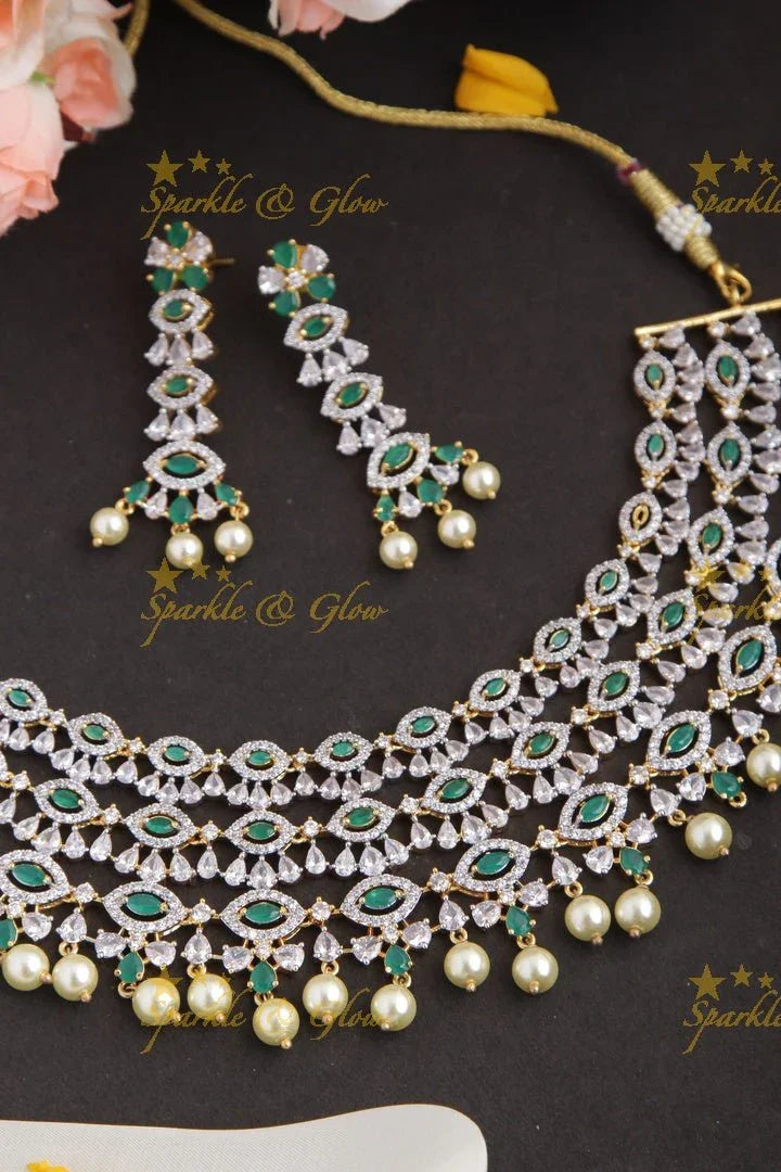 GJ Polish AD Choker - Green - Sparkle and Glow