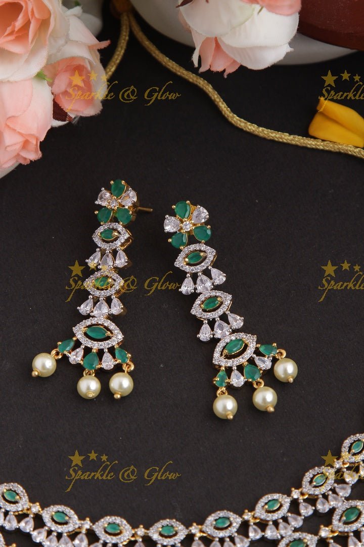 GJ Polish AD Choker - Green - Sparkle and Glow - Green - Back Thread