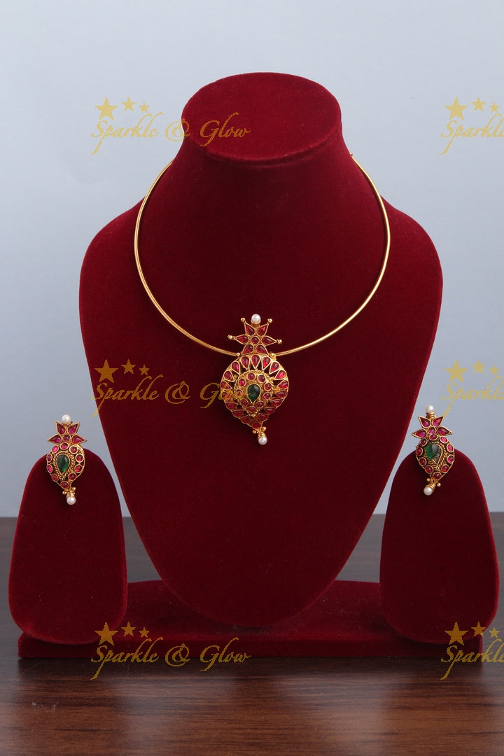 Statement Kemp Mango Pendent Pipe Choker