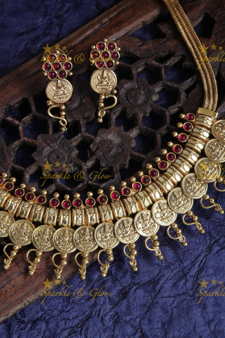 Antique Lakshmi Coin Choker