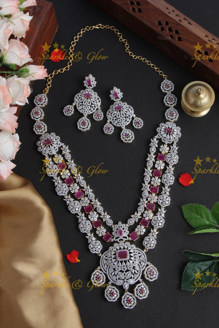 GJ Polish Layered Floral Necklace - Green