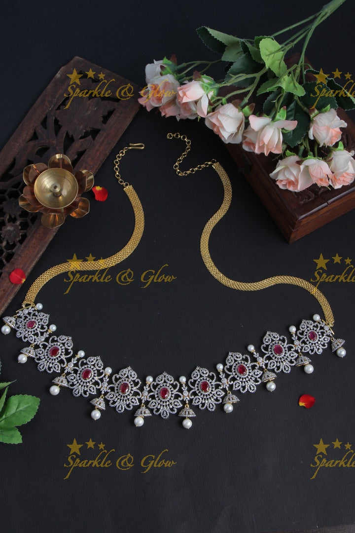 GJ Polish Beautiful design AD Stone hipchain