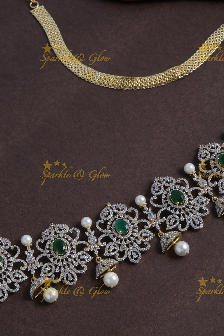 GJ Polish Beautiful design AD Stone hipchain