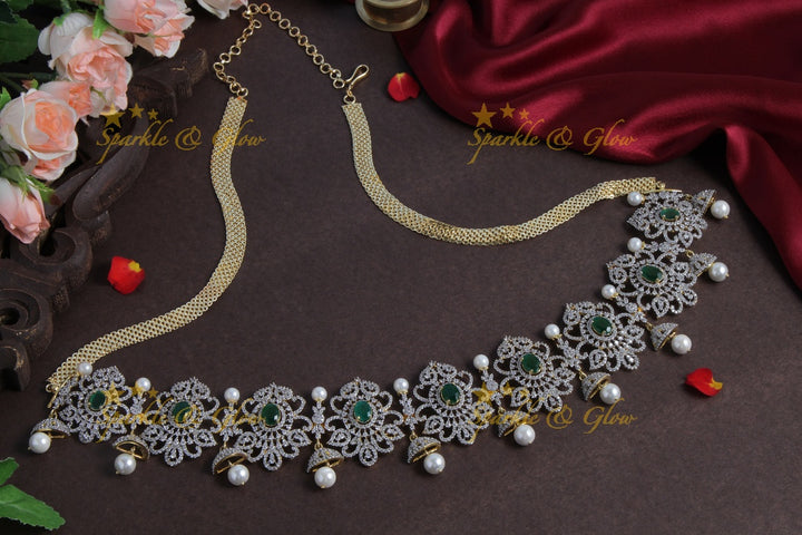 GJ Polish Beautiful design AD Stone hipchain