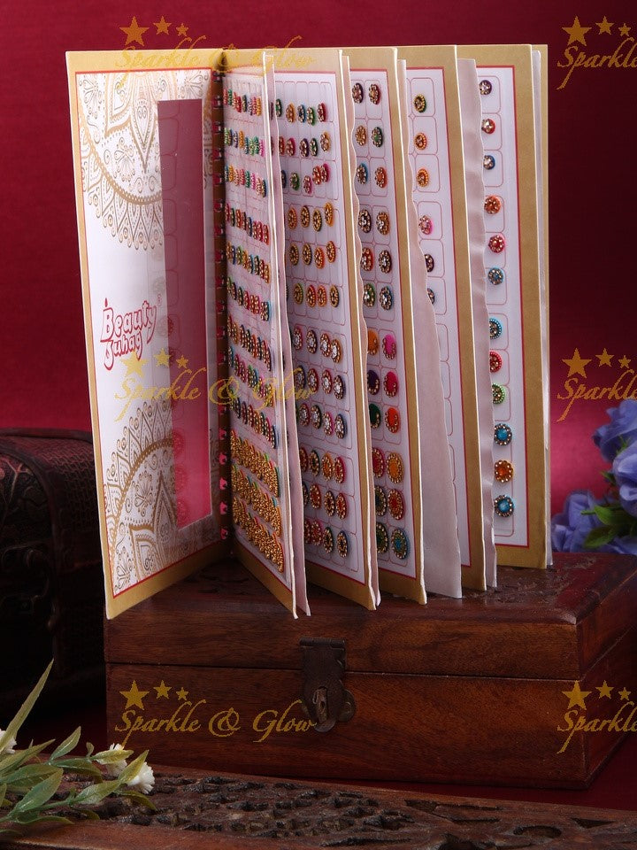 Exclusive designer bindi books with different size and assorted colour
