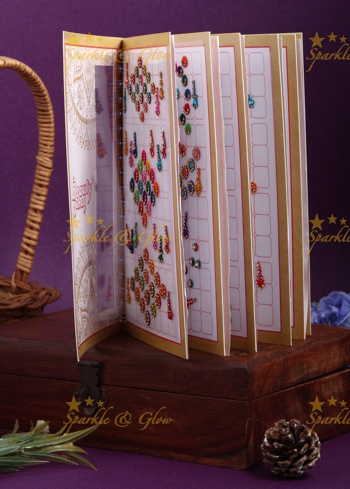 Exclusive designer bindi books in assorted colour