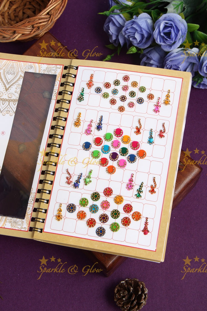 Exclusive designer bindi books in assorted colour
