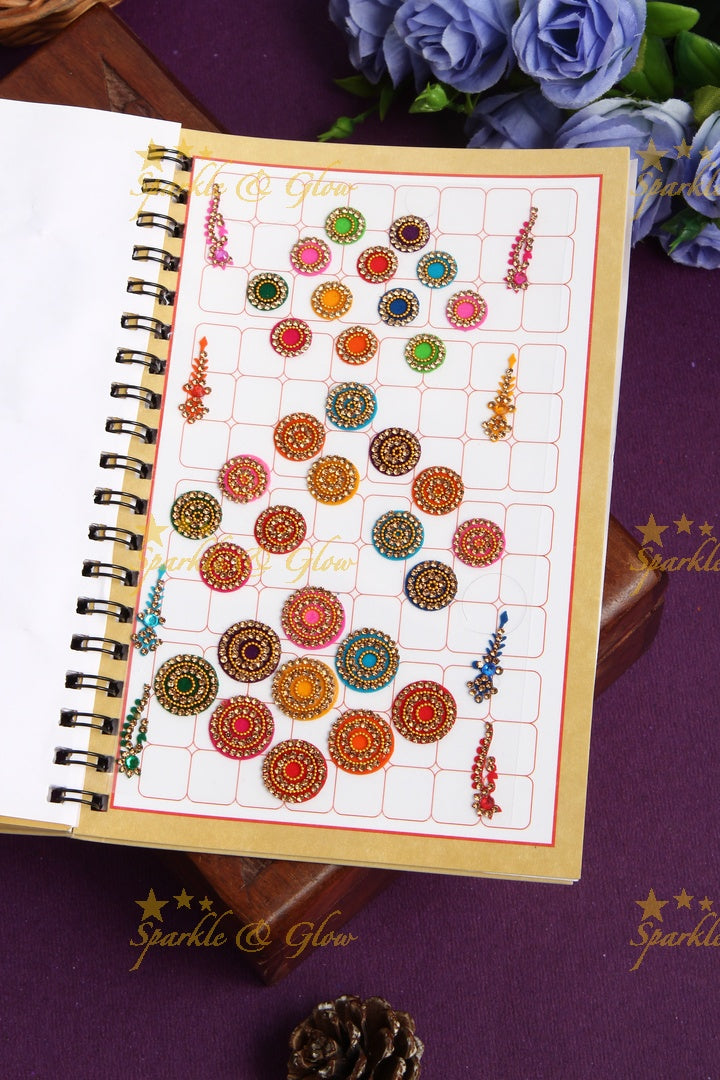 Exclusive designer bindi books in assorted colour