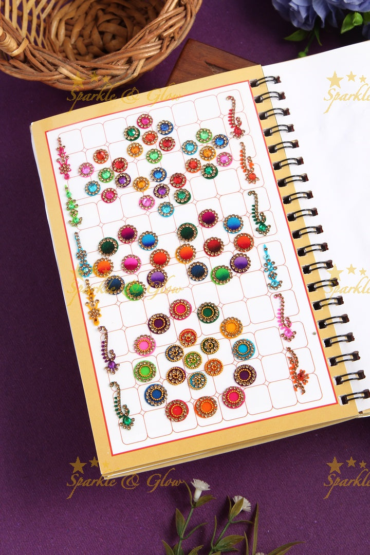 Exclusive designer bindi books in assorted colour