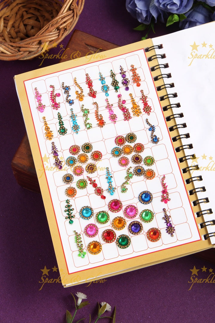 Exclusive designer bindi books in assorted colour