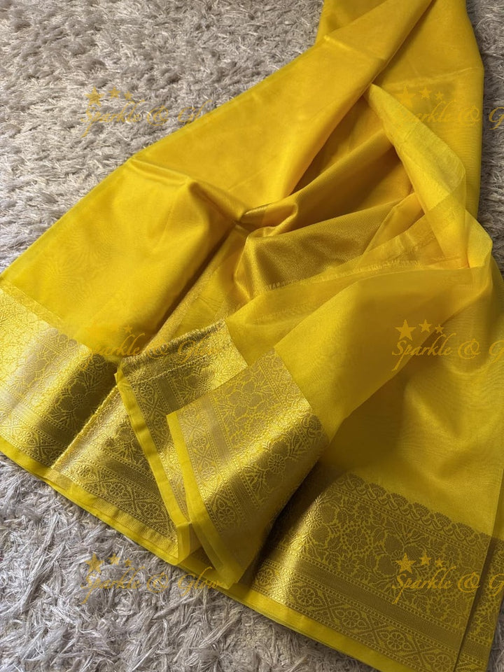 Premium Banarasi Tissue Organza Saree for Weddings