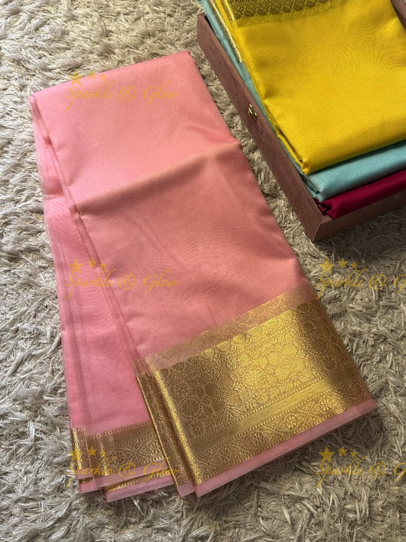 Premium Banarasi Tissue Organza Saree for Weddings