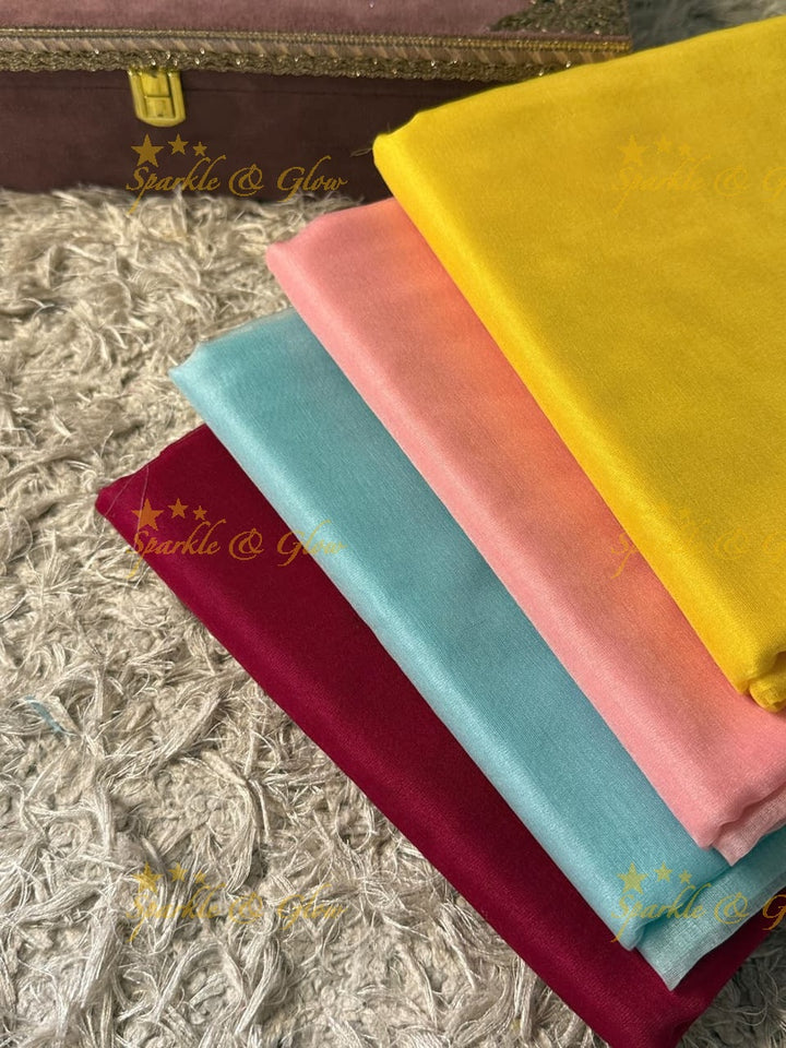 Premium Banarasi Tissue Organza Saree for Weddings