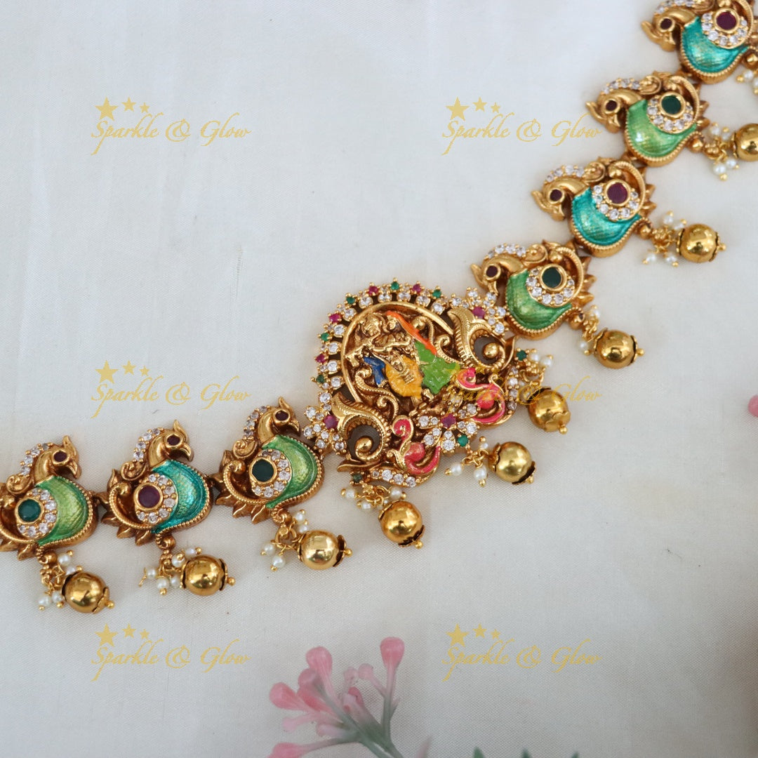 Exquisite Gold-Plated Hip Chain for Festive Celebrations