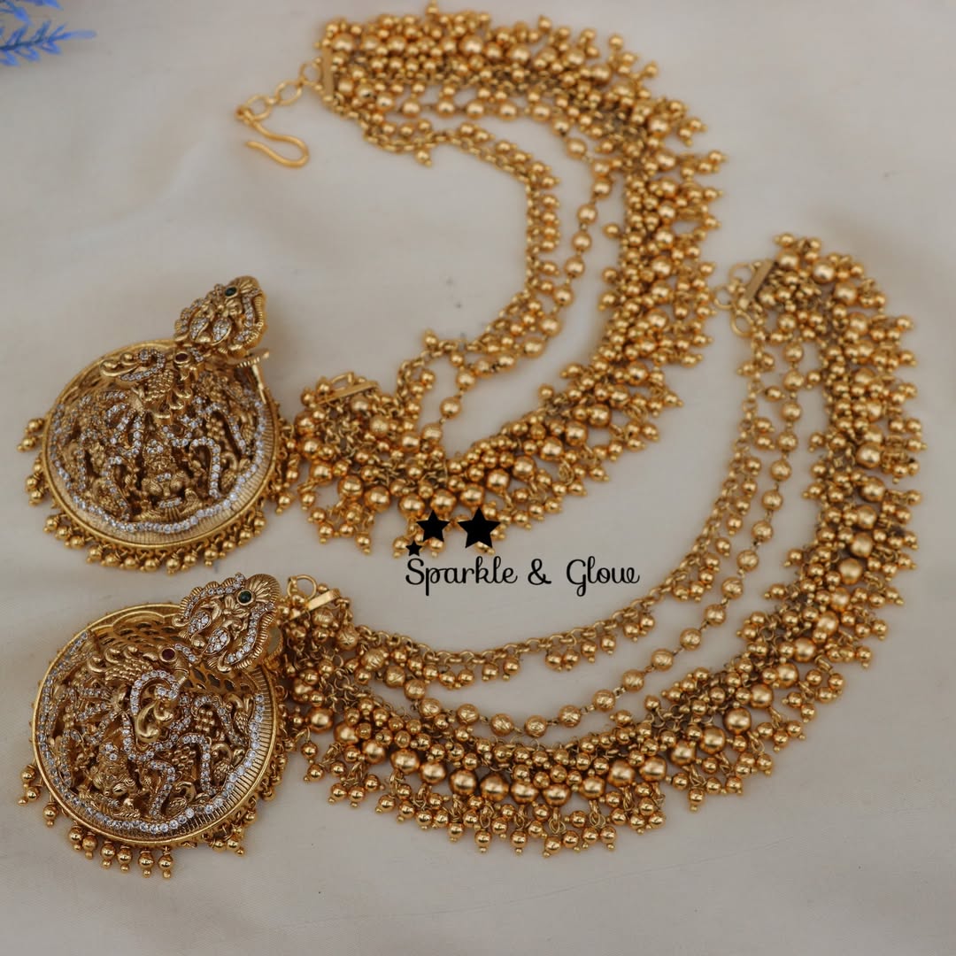 Exquisite Peacock Earring and Ear Chain Set for Elegance