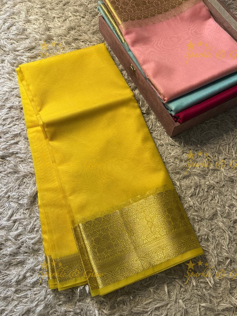 Premium Banarasi Tissue Organza Saree for Weddings