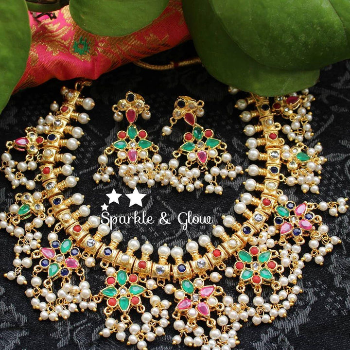 Semi precios stones non idol gutta pusalu - Pink - Sparkle and Glow