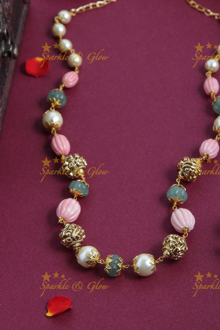 Beautiful Multi Coloured Pearl Mala