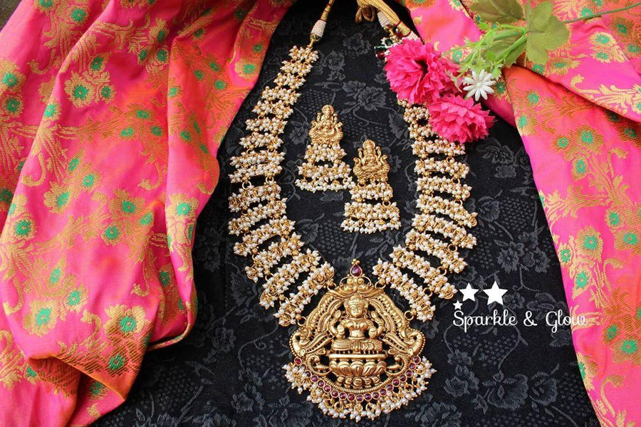 Gold look alike pearl nagas haram - Sparkle and Glow