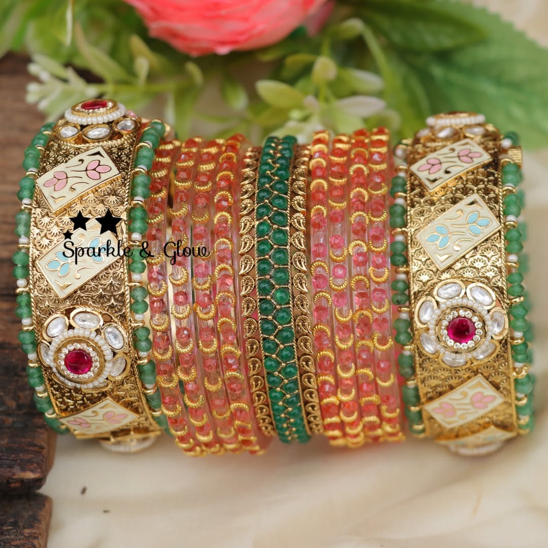 Exquisite Kundan Bridal Bangles - A Symbol of Elegance