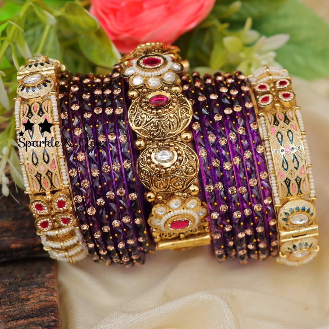 Elegant Kundan Bridal Bangles for Timeless Beauty