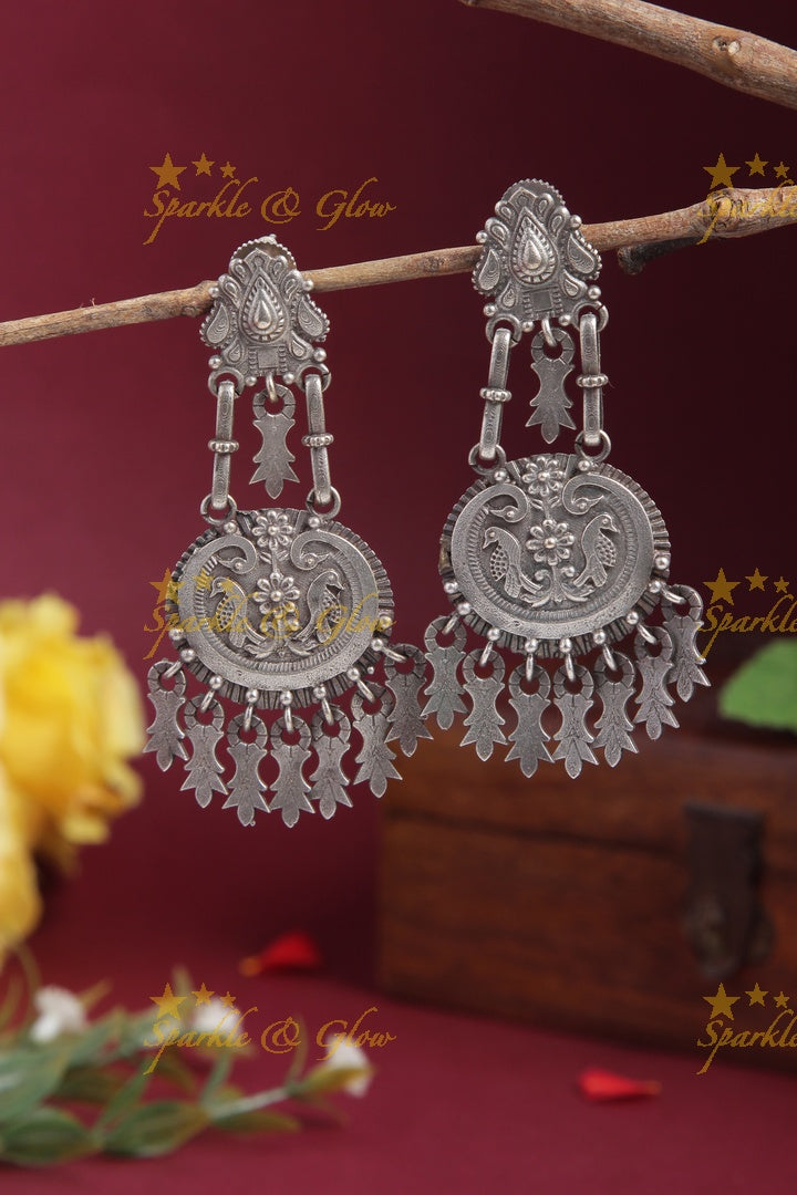 Intricately Carved Peacock Floral unique design hangings