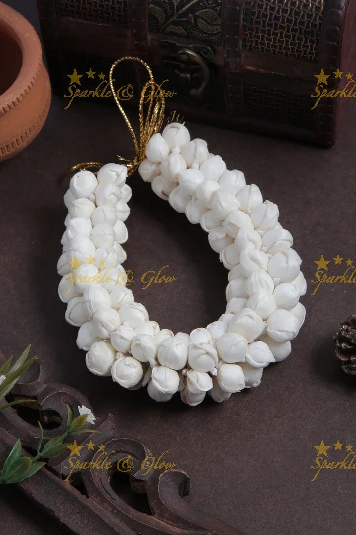 Jasmine Flower look alike Hair Veena, Gajra - Sparkle and Glow